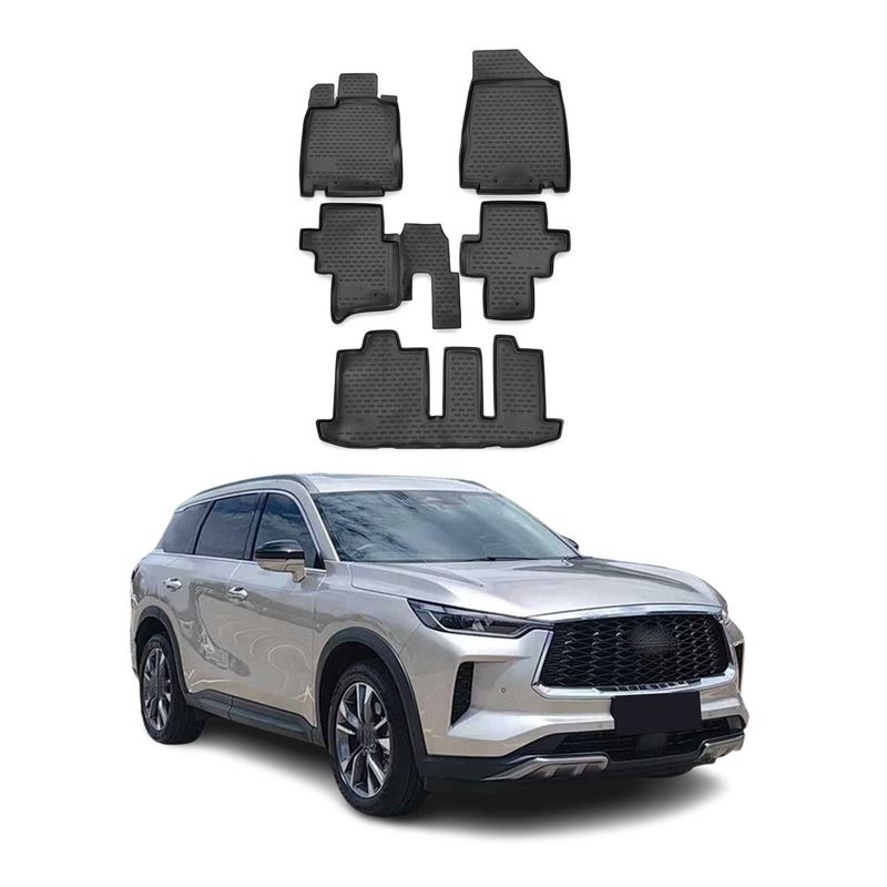 2014-2020 Infiniti QX60 Floor Mats Liners Full Set All Weather Black