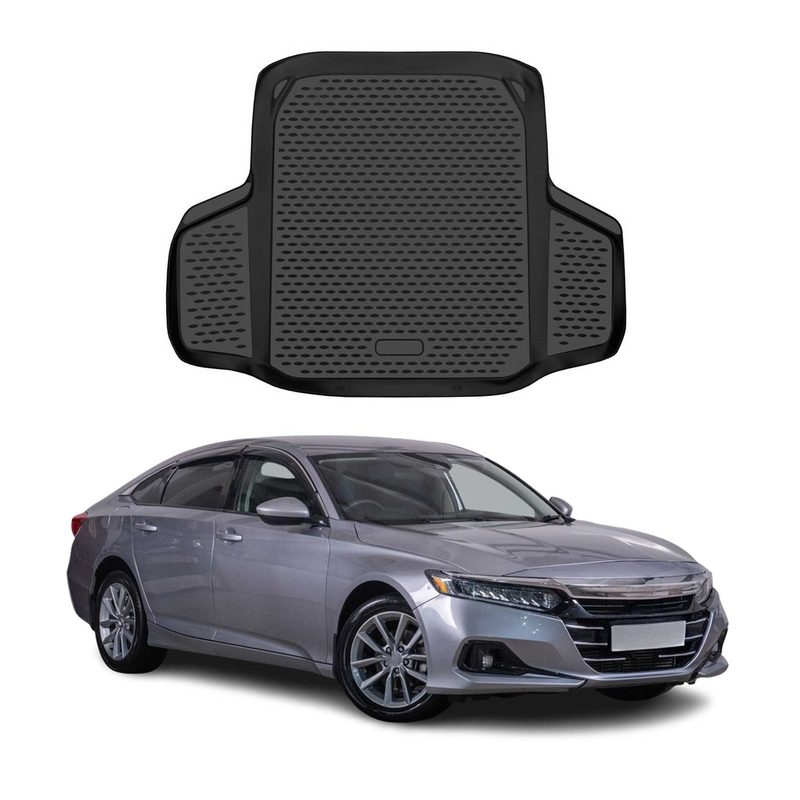 OMAC Cargo Mats Liner for Honda Accord 10.gen 2018-22 Sedan Trunk Mat TPE Black