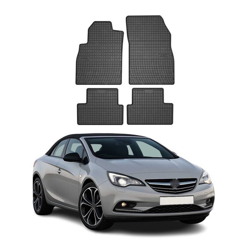 2016-2019 Buick Cascada Floor Mats Liners Full Set All Weather Rubber Black