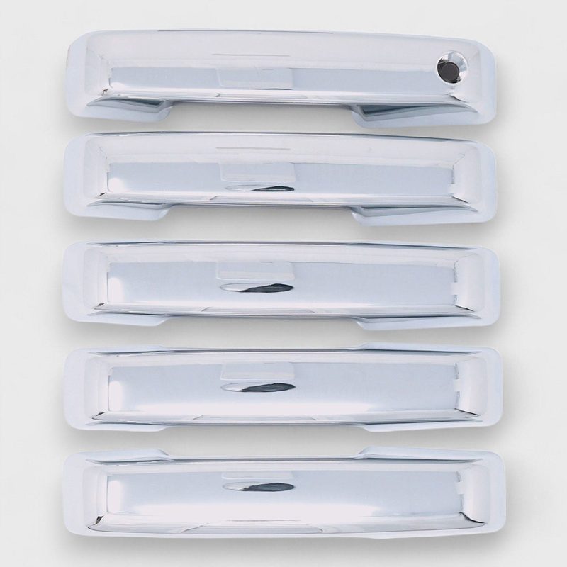 2021-2024 Ford Bronco Door Handle Cover Chrome 5Pcs ABS Plastic