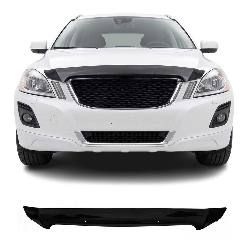 2010-2013 Volvo I XC60 Pre-FL Front Bug Shield Hood Deflector 1 Pc Smoke