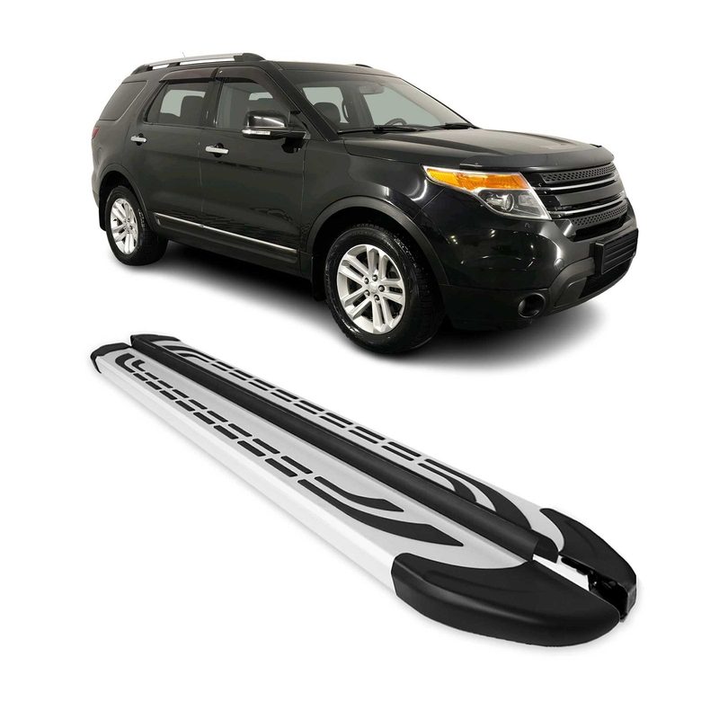 2011-2019 Ford Explorer Nerf Bar Side Step Running Boards Alu 2x