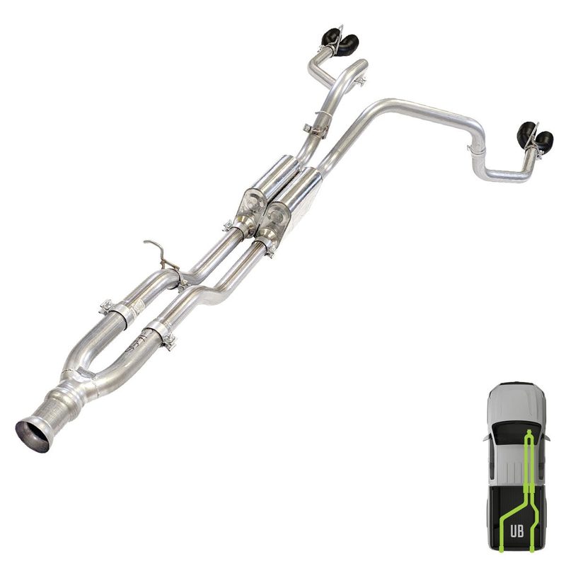 Suburban/Yukon, 2021-2025, 6.2L, Stainless - MPI Exhaust Cat-Back Dual Exhaust Kits