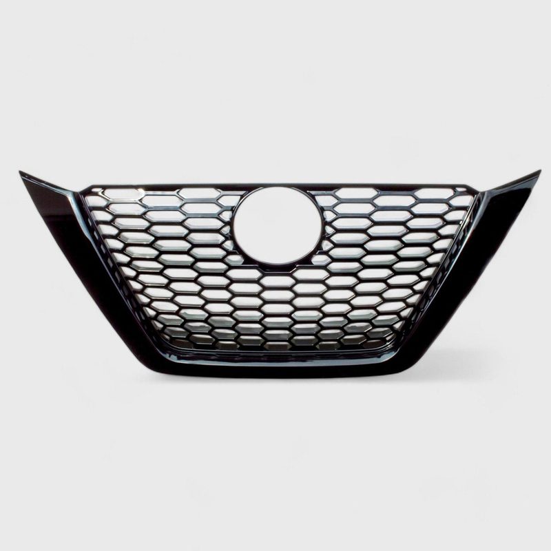 2019-2022 Nissan Altima Grille Overlay Gloss Black 1Pcs ABS Plastic
