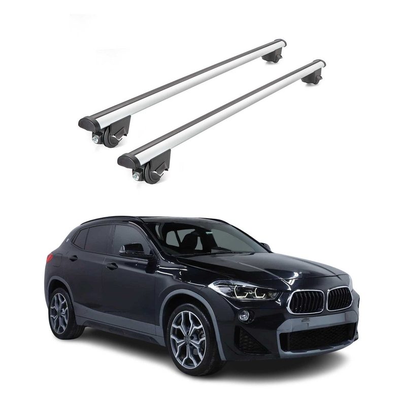2018-2023 BMW X2 F39 Roof Rack Cross Bars Silver