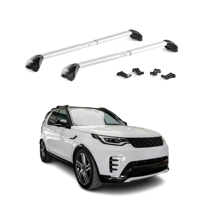 2017-2026 Land Rover Discovery Roof Rack Cross Bars Silver