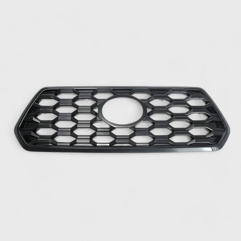2020-2024 Toyota Tacoma Grille Overlay Gloss Black 1Pcs ABS Plastic
