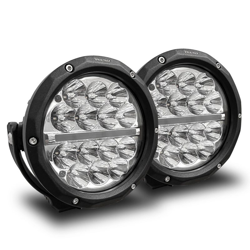 Luces Led Round de 6" RT Amber Series (1 par)