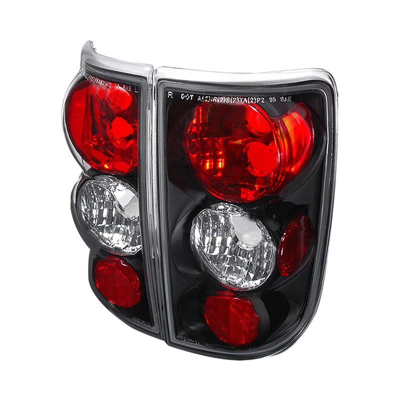 1995-2004 Chevy Blazer/S10 GMC Jimmy/Envoy Bravada Tail Lights Matt Black