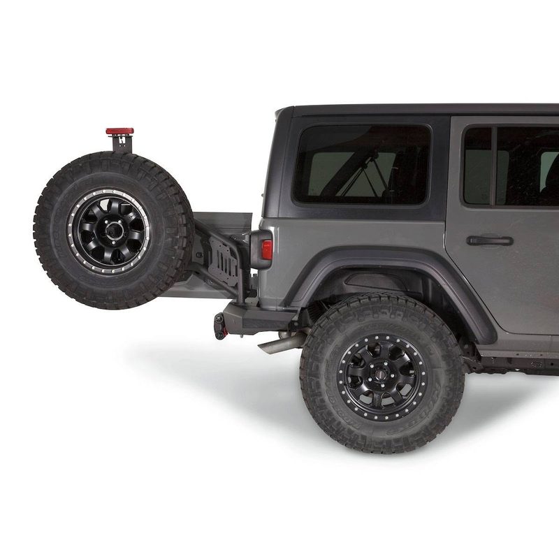 Portador de llantas trasero Warn Elite Series Wrangler JL 18-25 (Compatible W102190)