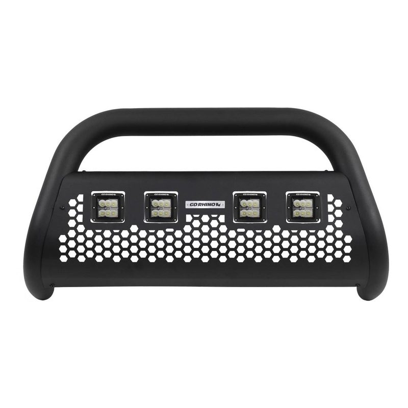 Defensa RC2 LR4 con luces Go Rhino para NP300 16-25