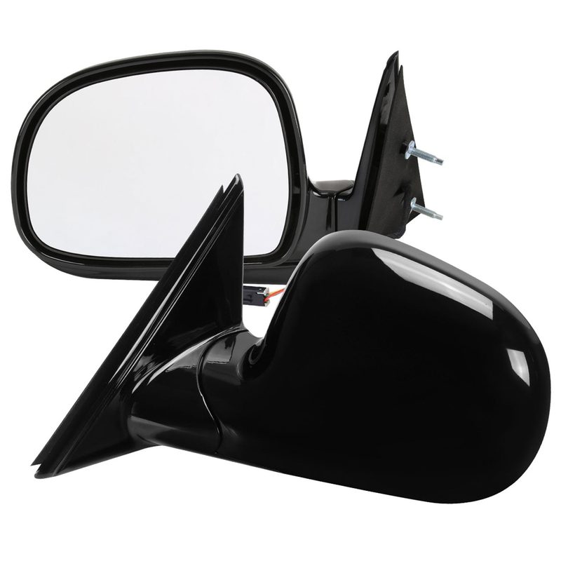 1994-1998 Chevrolet S10/Blazer GMC Sonoma Glossy Black Power Side Mirrors