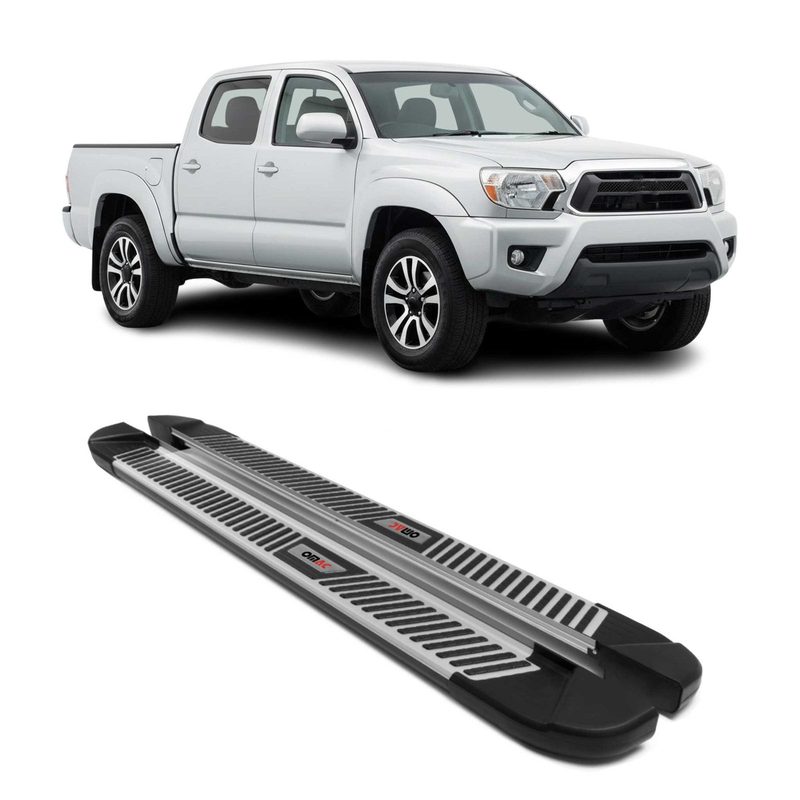 2005-2023 Toyota Tacoma Double Cab Nerf Bar Side Step Running Boards Alu 2x
