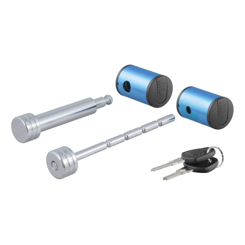 Right-Angle Hitch & Coupler Lock Set (2" Receiver, 1" to 3" Latch)
