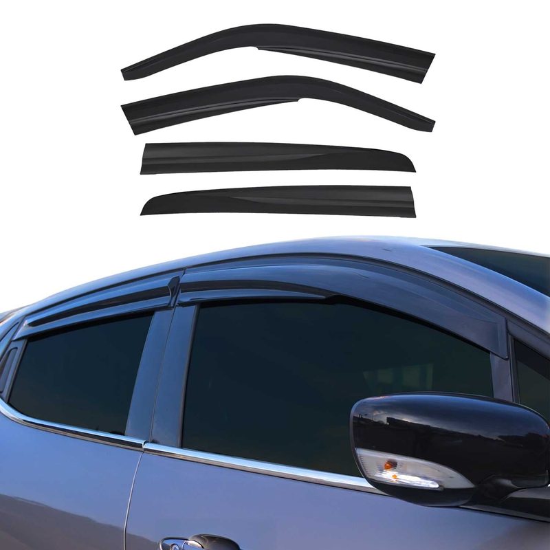 1998-2006 VW Golf Mk4 Window Visor Vent Rain Deflector 4Pcs Smoke