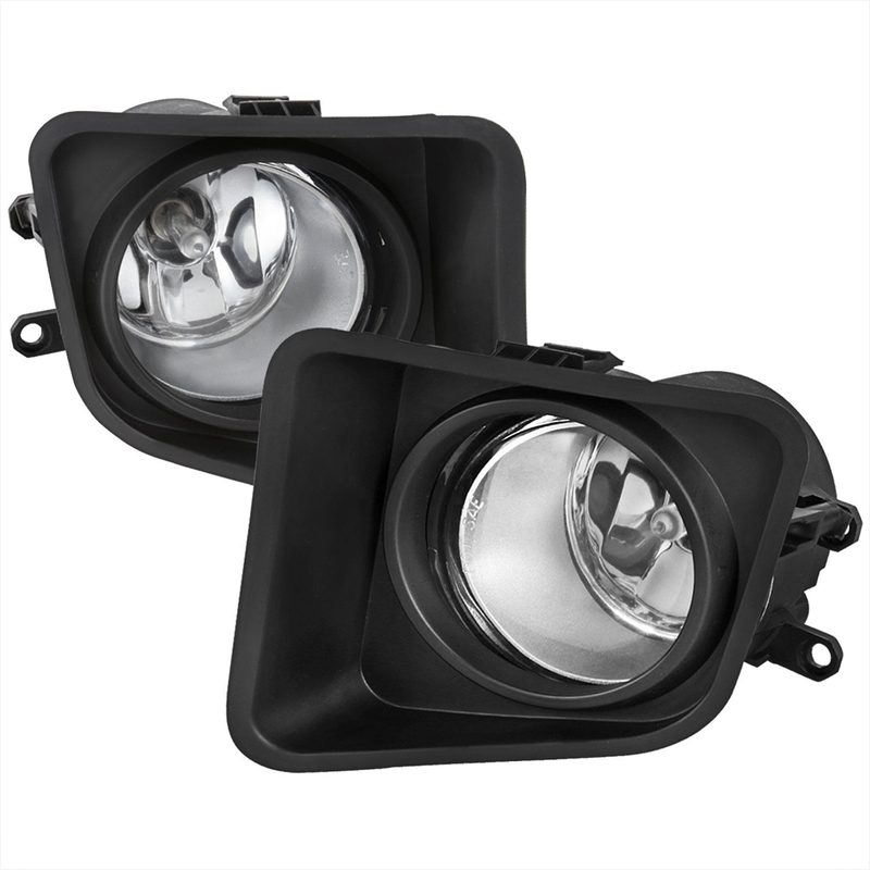 2014-2018 Toyota Tundra H11 Fog Lights Kit Chrome Housing/Clear Lens