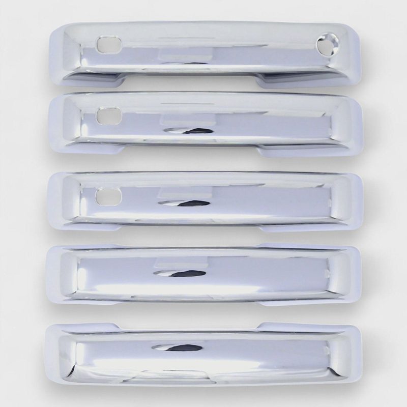 2021-2024 Ford Bronco Door Handle Cover Chrome 5Pcs ABS Plastic