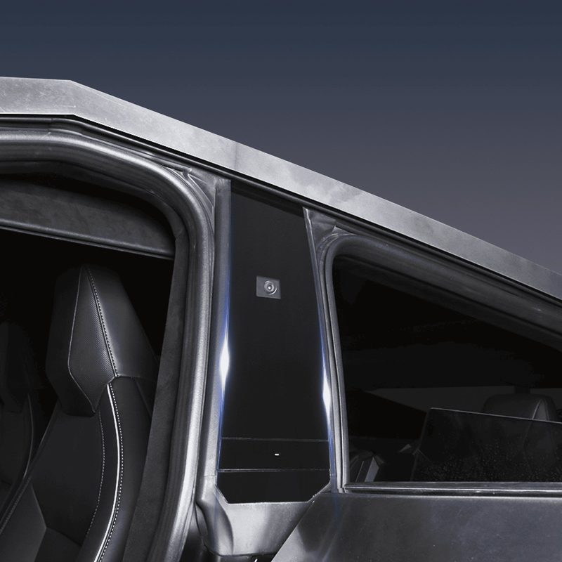 Tesla Cybertruck B & C Pillars & Door Buttons Wrap