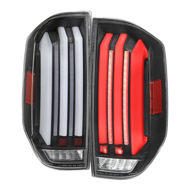 2014-2021 Toyota Tundra Facelift Full LED Tail Lights Turn Signal Matt Black