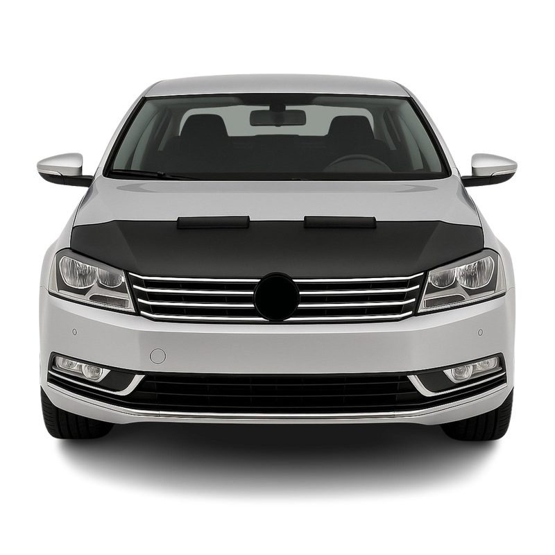 2012-2014 VW Passat B7 Car Bonnet Mask Hood Bra Black 1 Pc