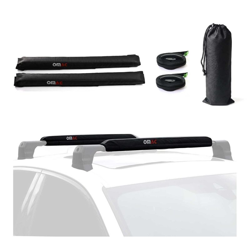 Roof Rack Pads Car Roof Surfboard Windsurf Canoe Crossbar Protection 2Pcs