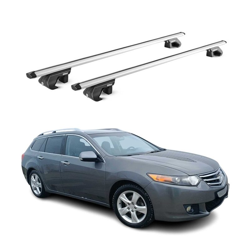 1997-2015 Honda Accord SW 5Door Roof Rack Cross Bars Silver
