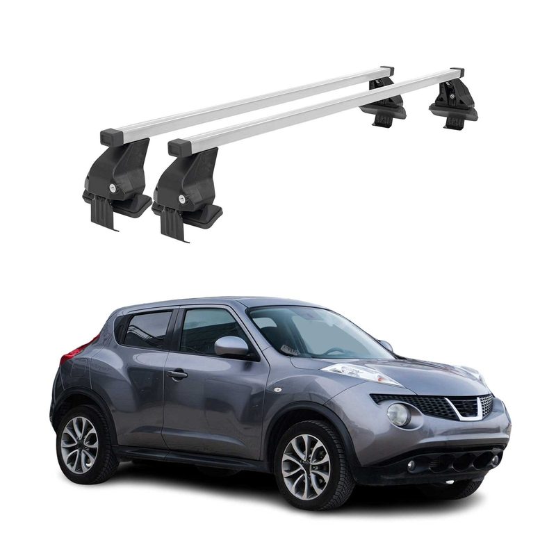 2011-2017 Nissan Juke Roof Rack Cross Bars Silver
