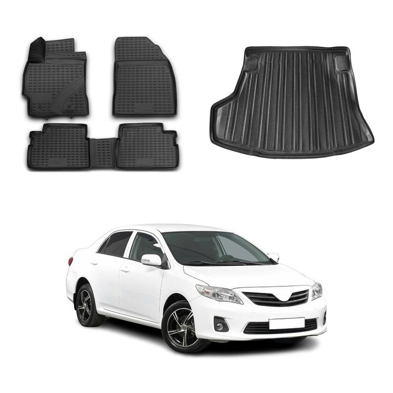 OMAC Floor Mats & Cargo Liners for Toyota Corolla 2009-2013 Sedan