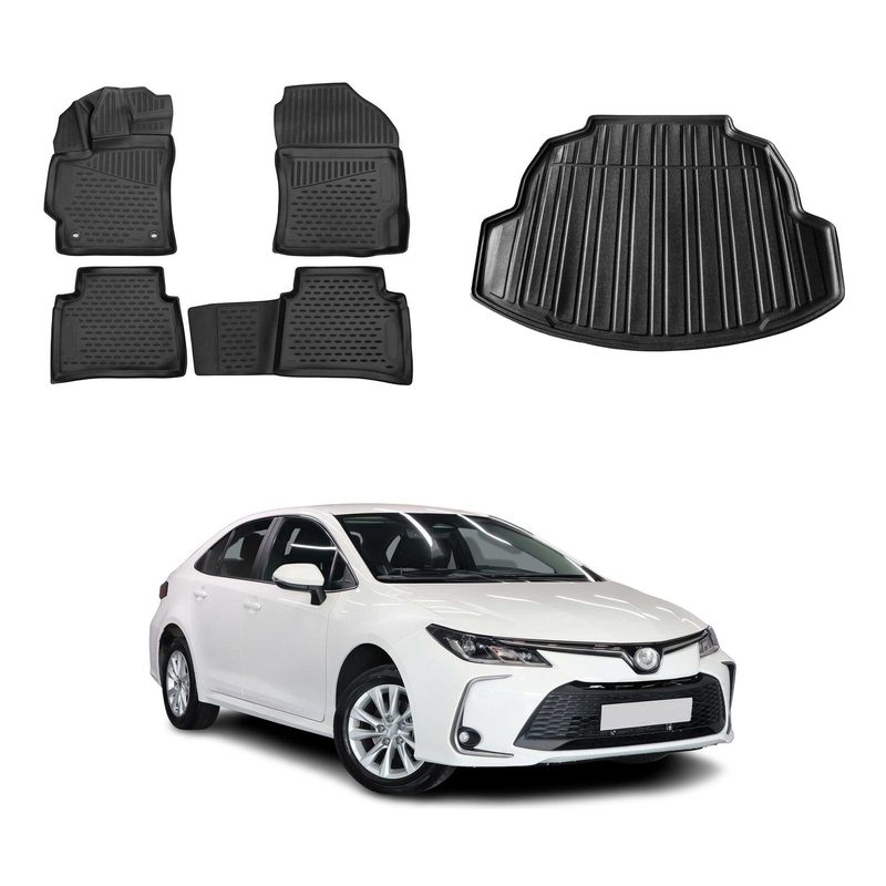 OMAC Floor Mats & Cargo Liners for Toyota Corolla 2019-2026