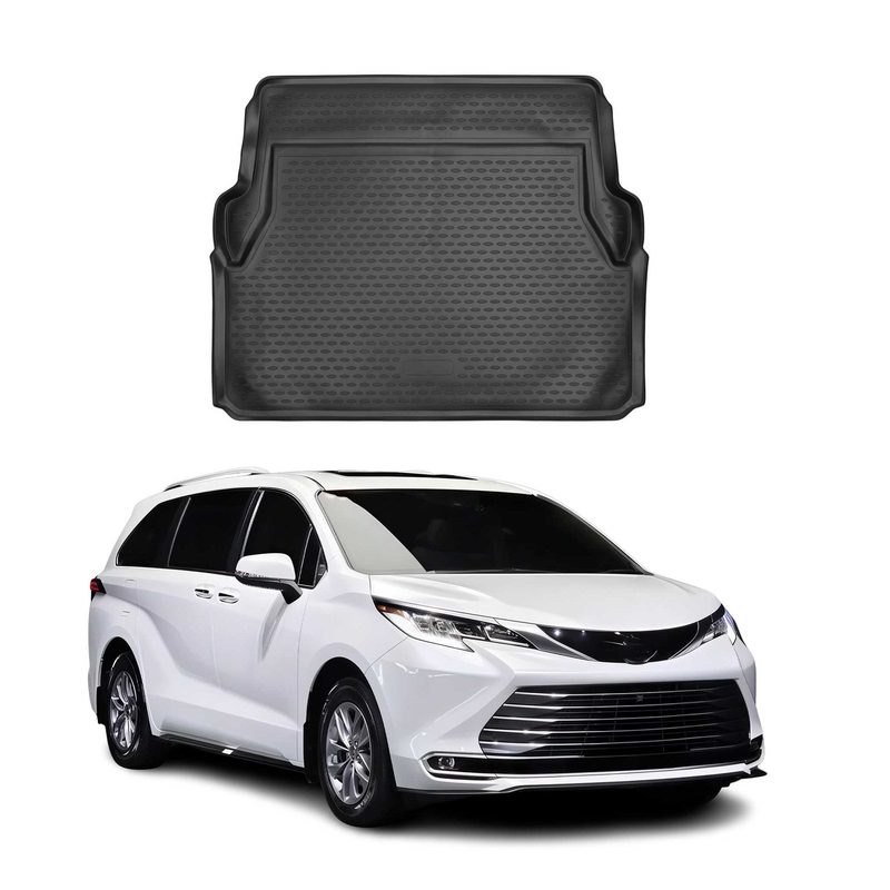 2021-2026 Toyota Sienna Cargo Liner Trunk Mat All Weather Black
