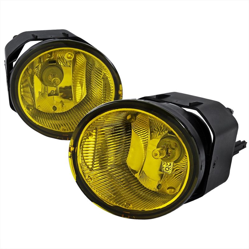 2000-2004 Nissan Sentra/Xterra/Frontier/Maxima H3 Fog Lights Kit Chrome/Yellow