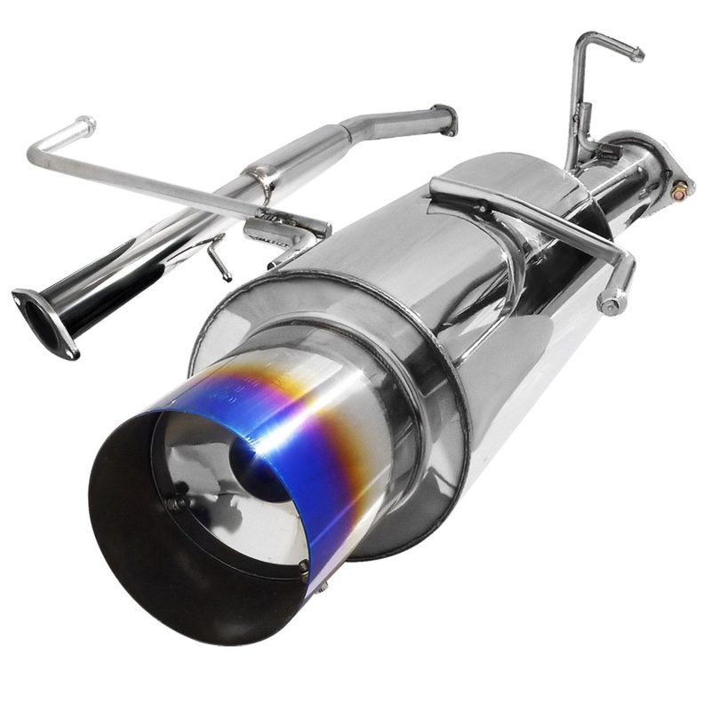1995-1998 Nissan 240SX S14 N1 Style Catback Exhaust System w/ Burnt Tip