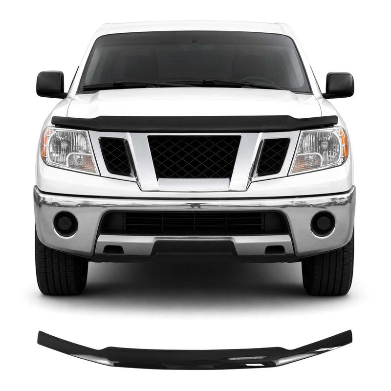 2005-2021 Nissan Frontier Front Bug Shield Hood Deflector 1 Pc Smoke