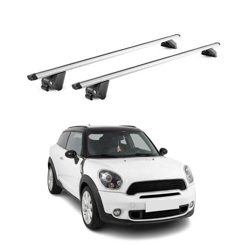 Roof Rack Cross Bars for Mini Cooper Paceman R61 2013-2016 Aluminium Grey 2 Pcs