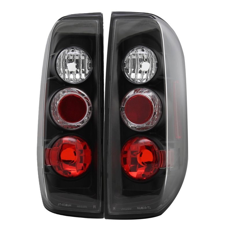 2005-2014 Nissan Frontier/ 2009-2012 Suzuki Equator Tail Lights Matt Black/Clear