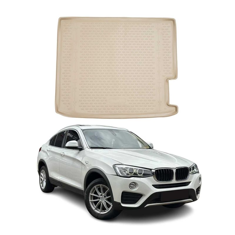 2015-2018 BMW X4 F26 Cargo Liner Trunk Mat All Weather Beige