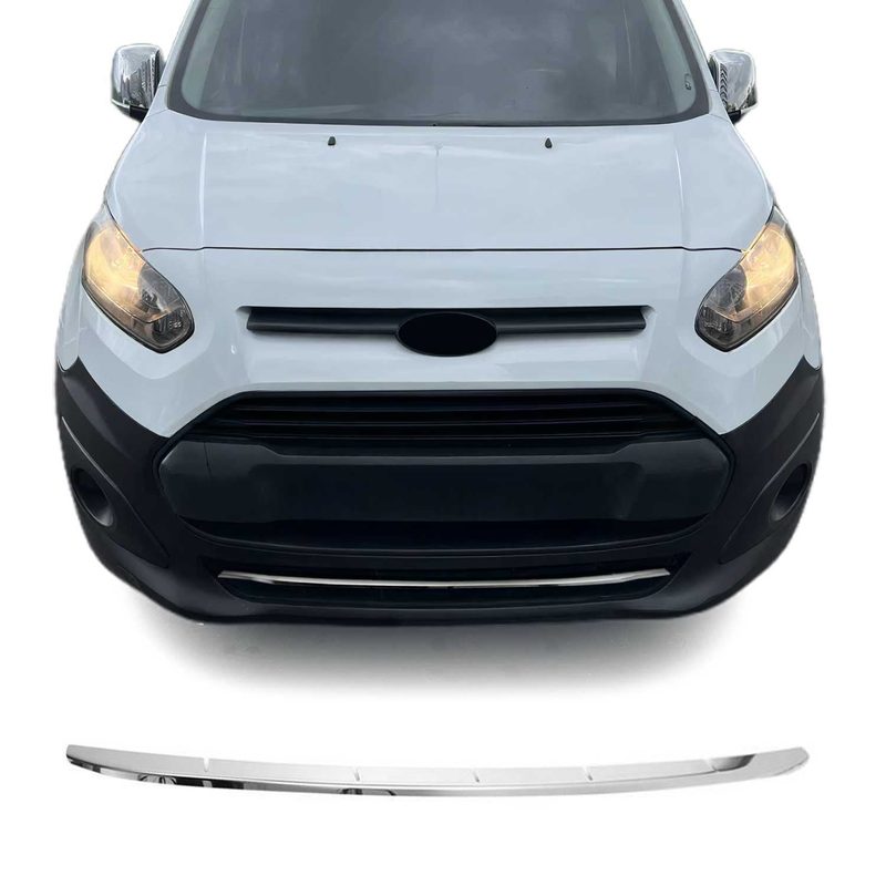 2014-2019 Ford Transit Connect Front Bumper Trim Molding Stainless Steel Silver 1 Pc