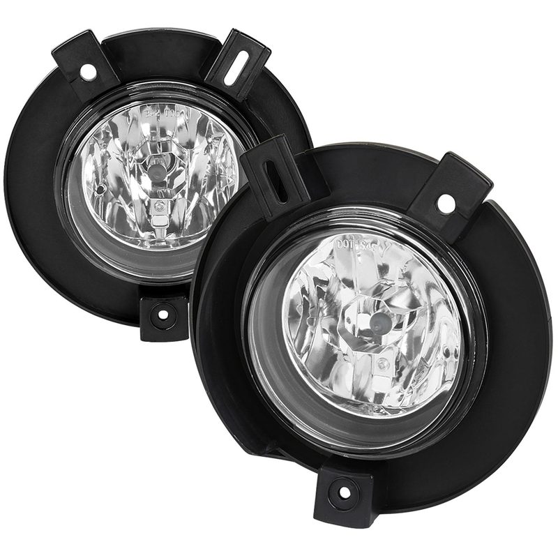 2002-2005 Ford Explorer H10 Fog Lights Chrome Housing/Clear Lens