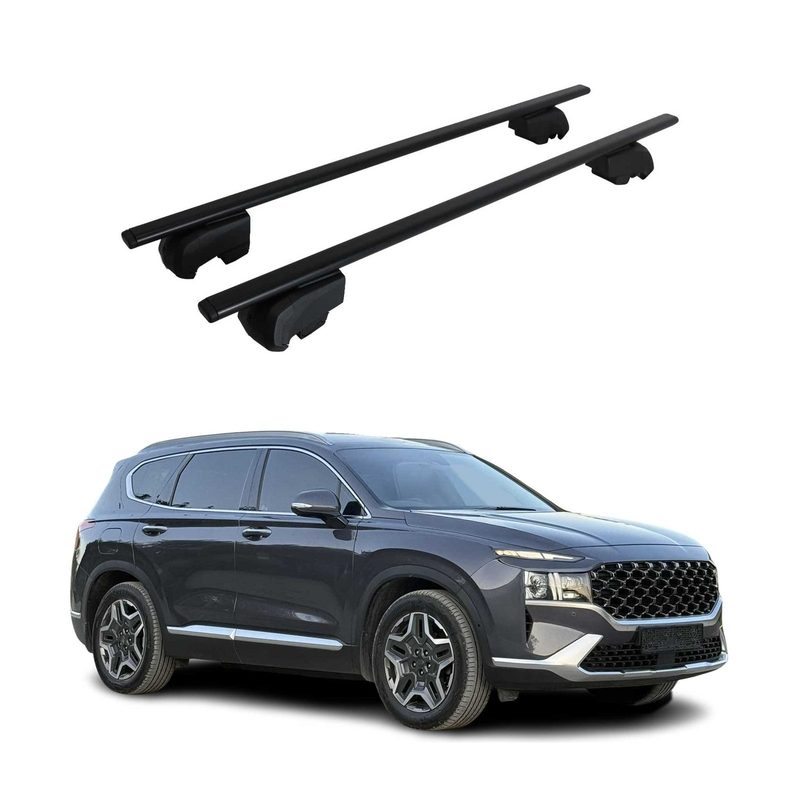 2019-2023 Hyundai Santa Fe Roof Rack Cross Bars Black