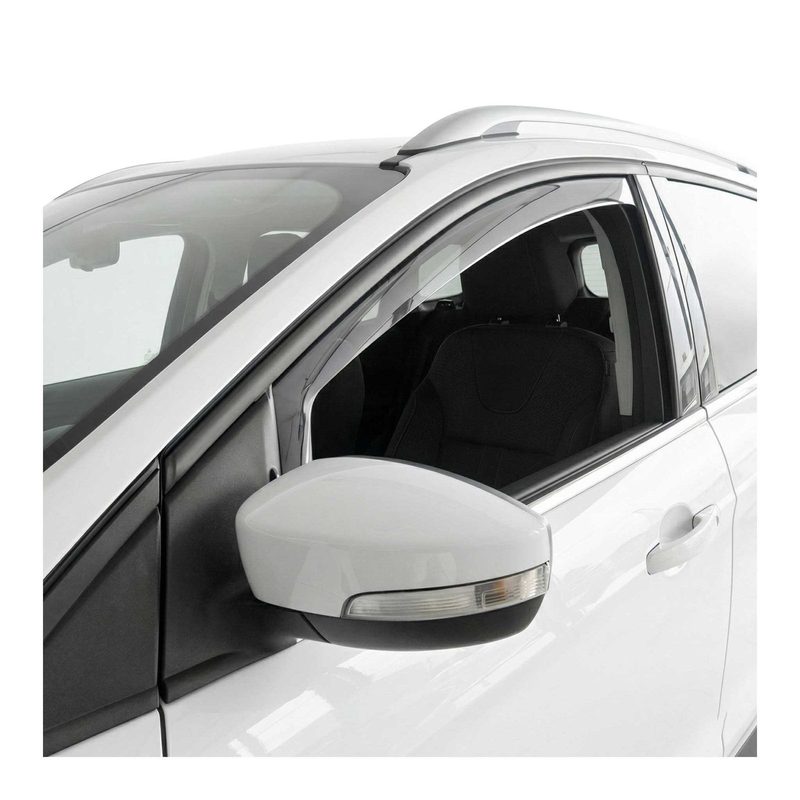 2013-2019 Ford Escape Window Visor Vent Rain Deflector 2Pcs Smoke