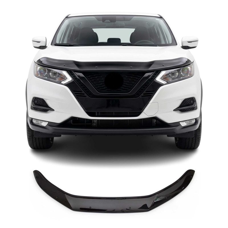 2020-2022 Nissan Rogue Sport Front Bug Shield Hood Deflector 1 Pc Smoke