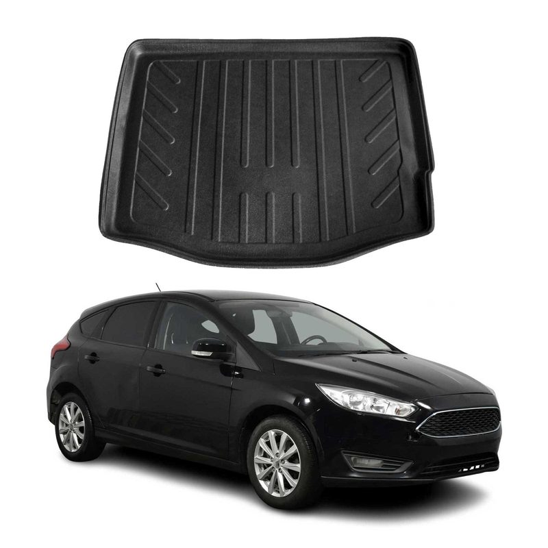 2012-2018 Ford Focus Hatchback Cargo Liner Trunk Mat All Weather Black