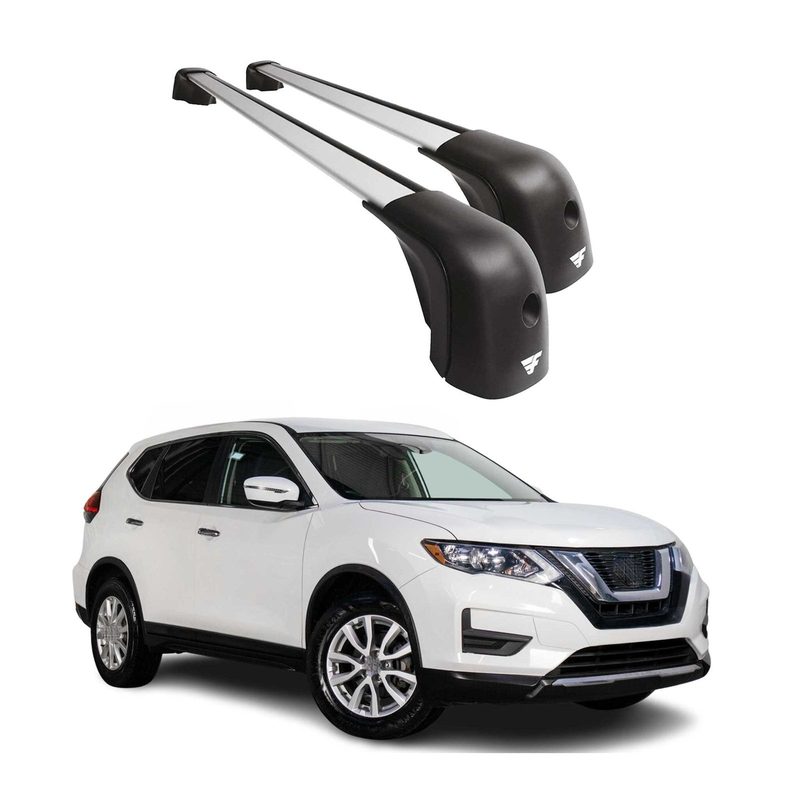 2014-2020 Nissan Rogue Roof Racks Cross Bars Silver