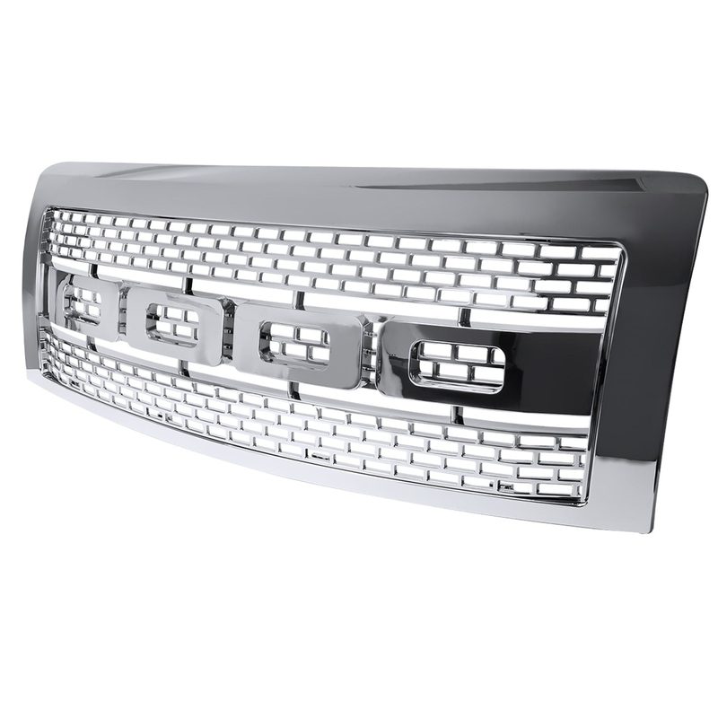 2009-2014 Ford F-150 Raptor Style Chrome ABS Grille