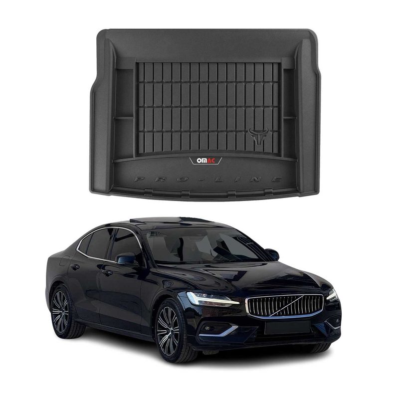 2019-2024 Volvo S60 Premium Cargo Liner Trunk Mat All Weather Heavy Duty