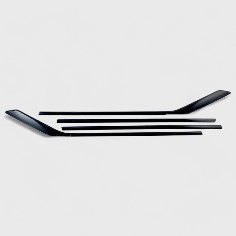 2019-2025 Nissan Altima Window Trim Set Gloss Black 6Pcs ABS Plastic