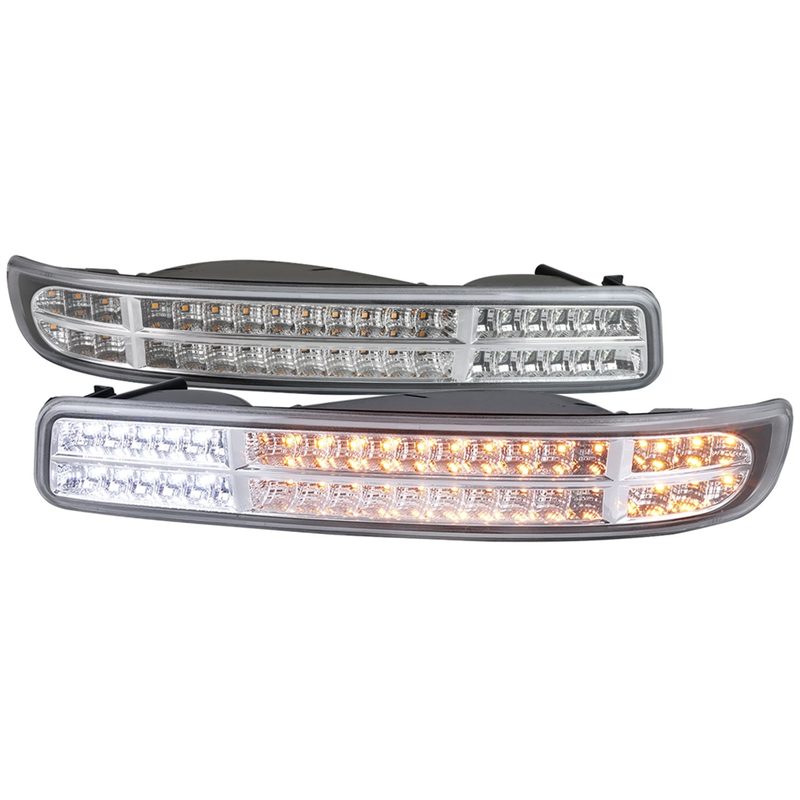 1999-2007 GMC Sierra/Yukon/Yukon XL Bumper Lights Turn Signal Lights Chrome