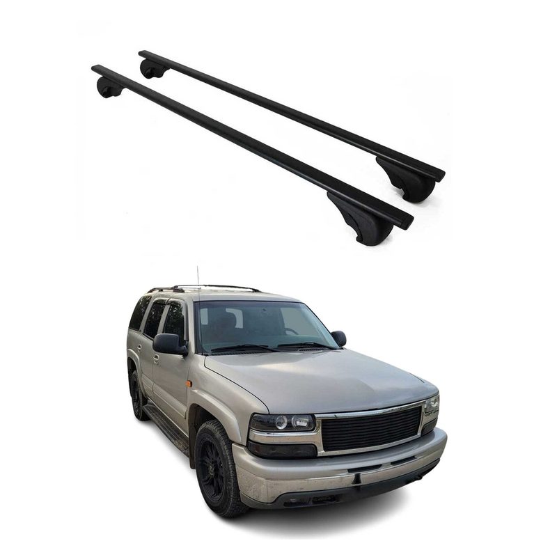 2000-2006 Chevrolet Tahoe Roof Rack Cross Bars Black