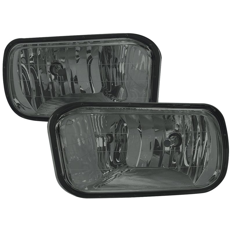 2009-2012 Dodge RAM 1500 / 2010-2018 RAM 2500 3500 H10 Fog Lights Chrome/Smoke