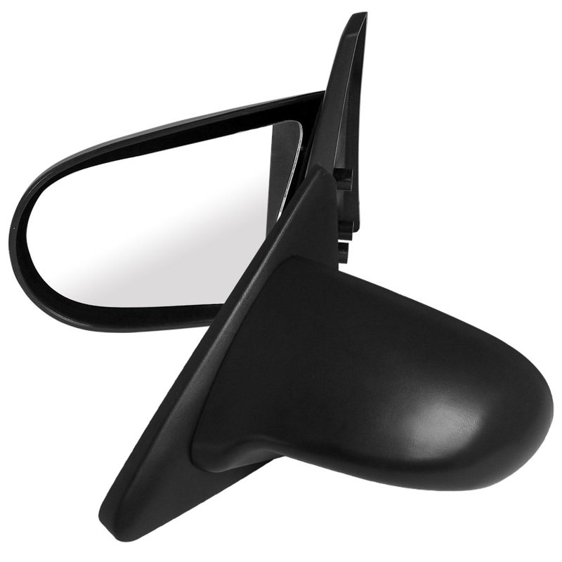 1996-2000 Honda Civic Coupe/Hatchback Black Manual Adjustable Spoon Mirrors